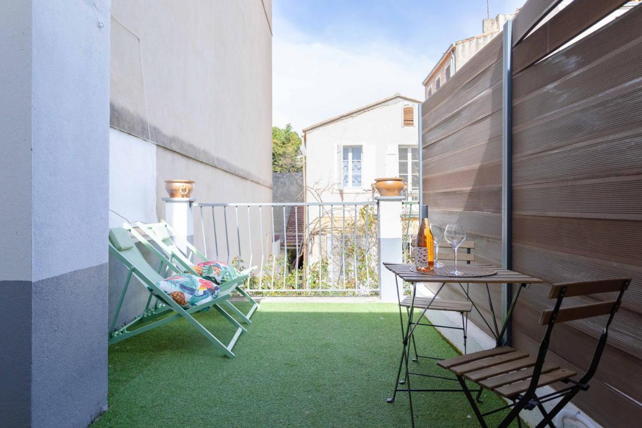 Studio Blancarde Terrasse Parking Clim 마르세유 외부 사진